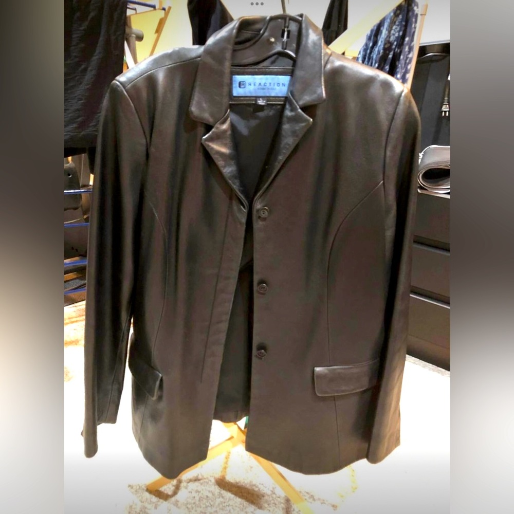 Kenneth Kole -Reaction Ladies Leather Jacket